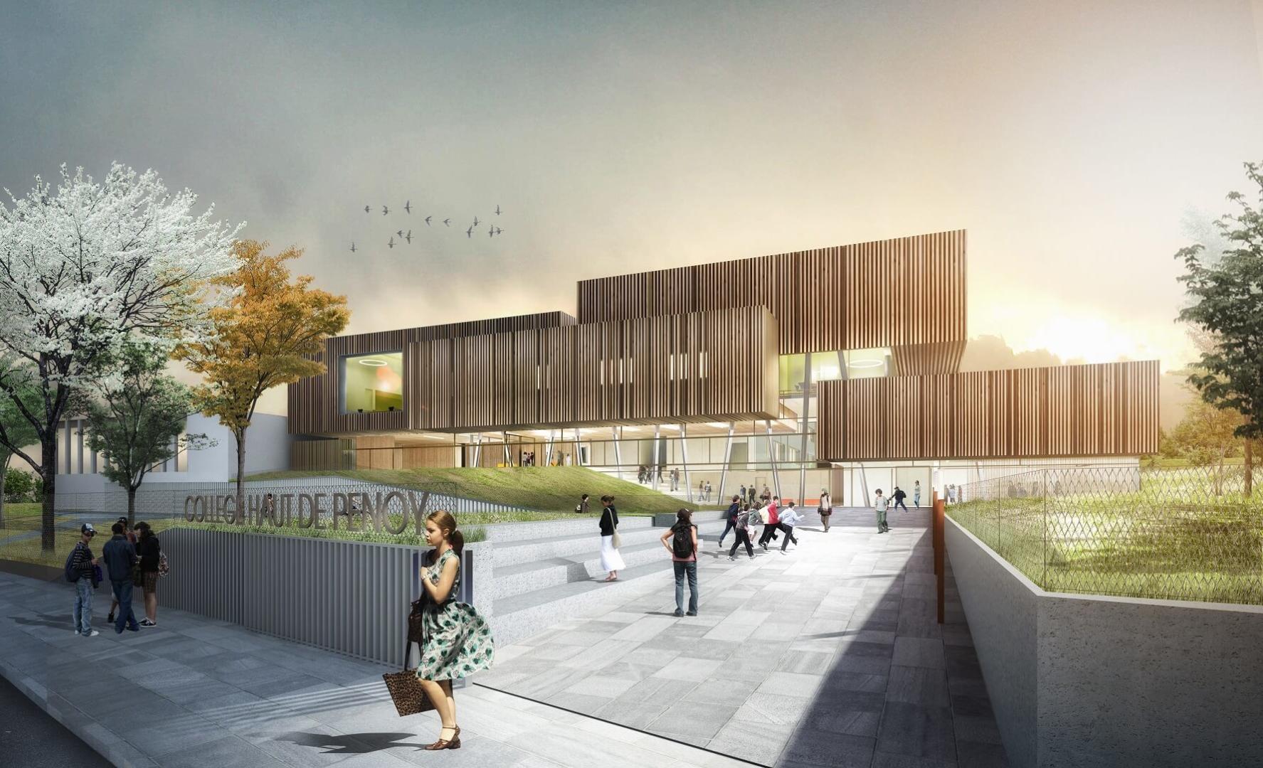 Architecture collège en Meurthe & Moselle AEA Architectes