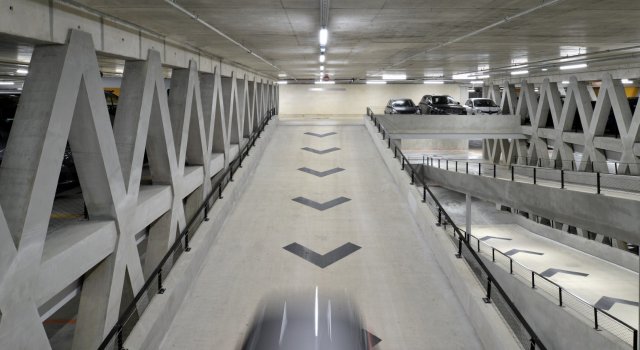 parc public et parking souterrain de la Montagne Verte