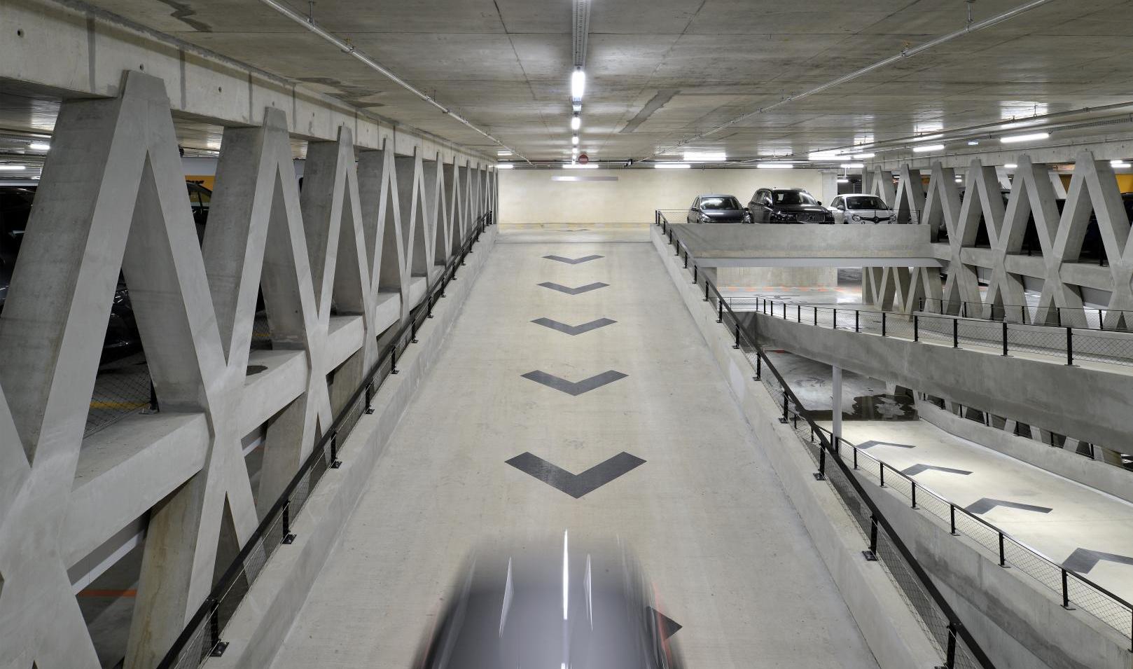 parc public et parking souterrain de la Montagne Verte