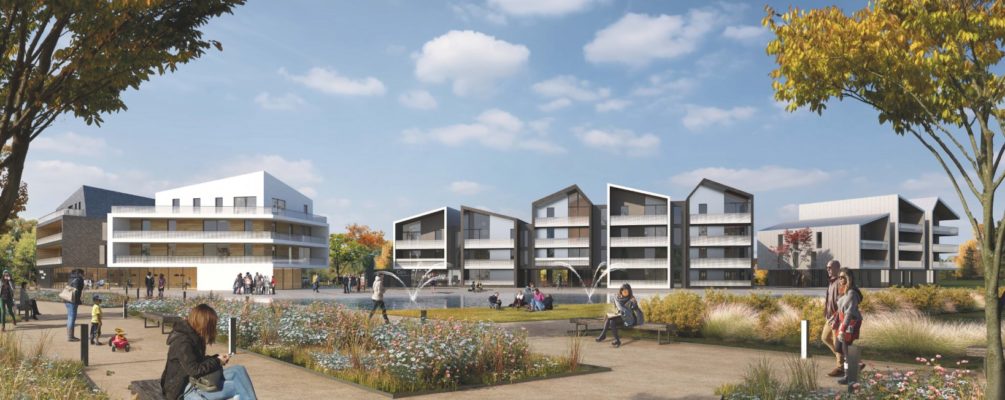 Jeu de toitures et façades séquencées pour ces nouveaux logements à la Wantzenau