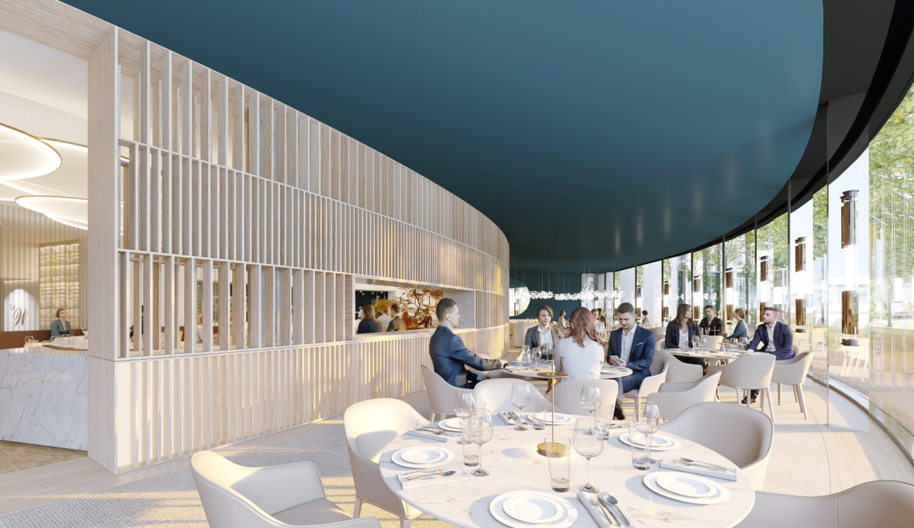 restaurant, lounge et salon des députés du parlement européen