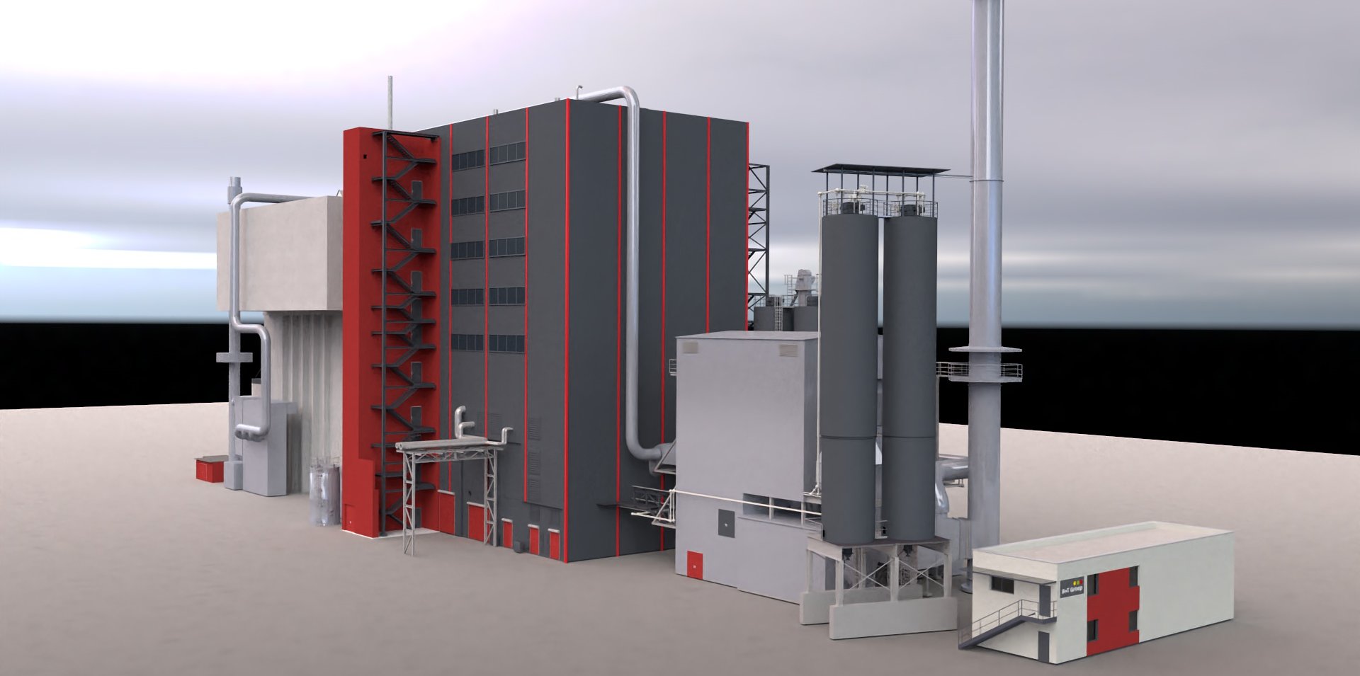 Energy production center