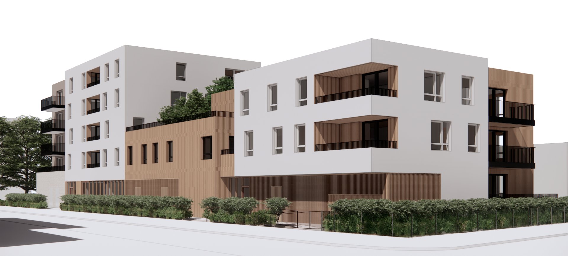 Construction de 27 logements collectifs et d’une crèche, Rue de Sarlat