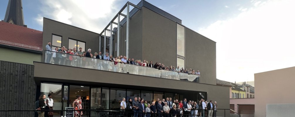 Inauguration du Sapin Vert à Bischheim